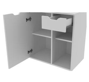Mueble vanitorio aéreo 61.5 cm BN blanco