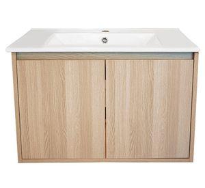 Mueble vanitorio Amelie Acacia 70 cm +cubierta