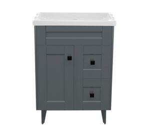 Mueble vanitorio 60 cm BM-DELUXE-N60SKG+F-6 gris