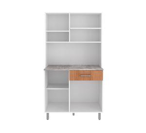 Kit cocina 6 puertas 172.5x92.2x37.9 cm CZ café