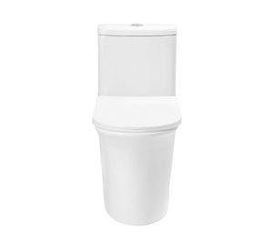 WC one piece piso 30 cm Helios botón dual blanco