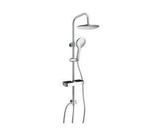 Columna ducha Kalla con repisa cromo 98x20x35 cm