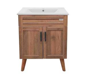 Kit mueble vanitorio BM6047 80x47x60 cm nogal