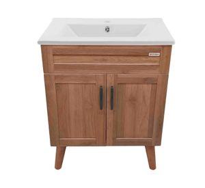 Kit mueble vanitorio BM6047 80x47x60 cm nogal