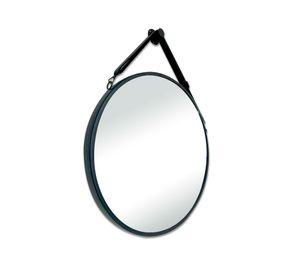 Espejo decorativo circular negro 60x60 cm