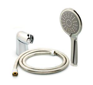 Set ducha 3 funciones + flexible + soporte LL7P cromo