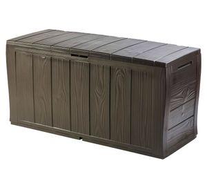 Baúl Sherwood marrón 57x117x45 cm