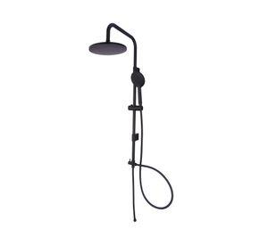 Columna de ducha redondo BRD-JTA526 negro 96x31x25 cm