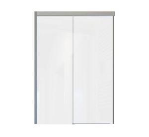 Mampara corredera cromado 140x195x6 cm