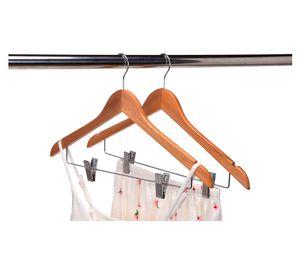 Colgador con ganchos natural 3 piezas