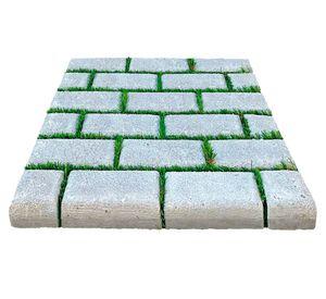 Adoquín Modular hilera con pasto artificial 50x50x4.5 cm