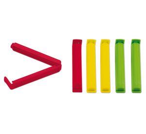 Clip para bolsa multicolor 6 piezas