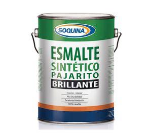 Esmalte sintético 1 galón Pajarito blanco brillante Soquina