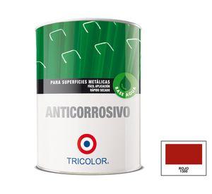 Anticorrosivo al agua 1/4 galón rojo mate Tricolor