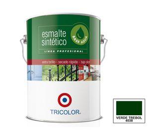 Esmalte sintético 1 galón Profesional verde trébol brillante Tricolor