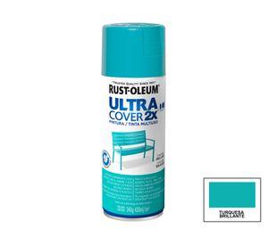 Pintura spray 430 ml Ultra cover 2X turquesa brillante Rust-Oleum
