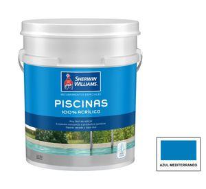 Pintura para piscina azul mediterráneo 1/2 tineta
