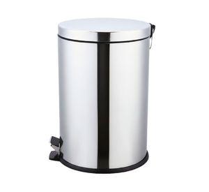 Basurero tapa y pedal 17.5 litros inox