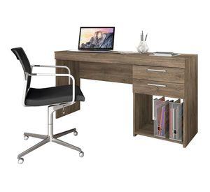 Escritorio 2 cajones Chicago canela Home Mobili