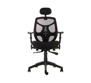 Silla de escritorio Identity con cabecero negro One Sit