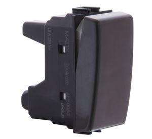 Pulsador unipolar na 10 amp grafito Bticino