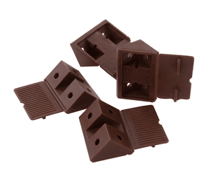 Escuadra triangular doble café Dvp