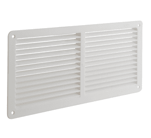 Celosía embutida  30 cm x 13,5 cm blanco Dvp