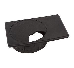 Pasacable 6,5 x 9 cm office negro 1 unidad Dvp