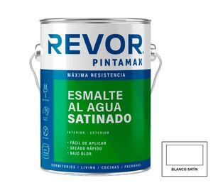 Esmalte al agua blanco Satín 1 gl