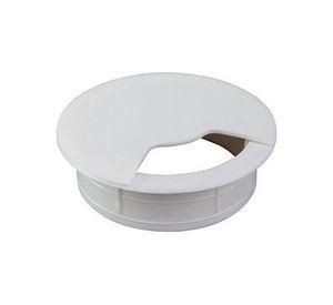 Pasa cable redondo 6 cm blanco Dvp