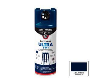Pintura spray 340 g Ultra 5 en 1 azul marino brillante