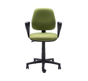 Silla de escritorio Rudy media verde Contatto