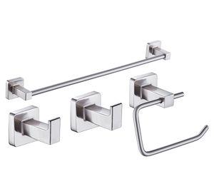 Set accesorios baño Arezzo nickel 4 piezas