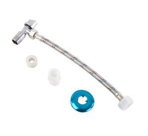 Flexible llave 1/2 x 7/8'' angular 30cm Flustem.