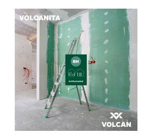 Plancha yeso cartón 12,5x1200x2400 mm RH BR verdem Volcán