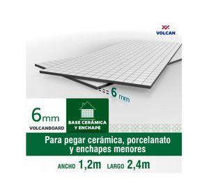 Plancha volcanboard base cerámica 6x1200x2400 mm Volcán