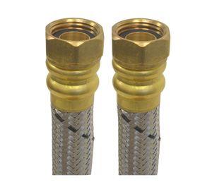 Flexible para calefont 1/2'' Hi x 1/2 HI 30 cm Coflex