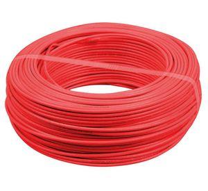 Cable evaflex 1,5 mm 25 m H07Z1-K rojo Cocesa.