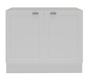 Mueble base cocina 100 cm 2 puertas Premier blanco