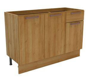 Mueble base cocina 120 cm 3 puertas 1 cajón Minerva Riviera