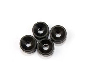 Soporte repisa fijo negro Dvp