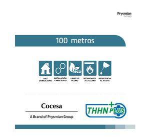 Cable THHN plus 100 m 14AWG rojo Cocesa