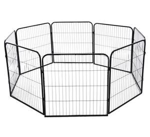 Corral para mascota 60x60 cm negro
