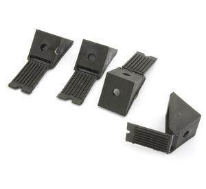 Escuadra triangular bolsa 4 unidades negro Dvp