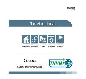Cable thhn plus 12 awg blanco 1 metro lineal Cocesa
