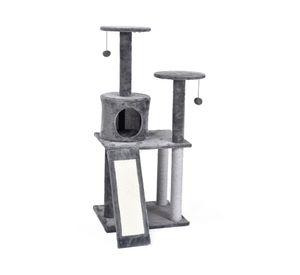 Rascador para gatos gris