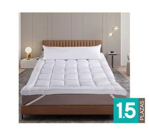Topper colchón Topper blanco 1.5 plazas