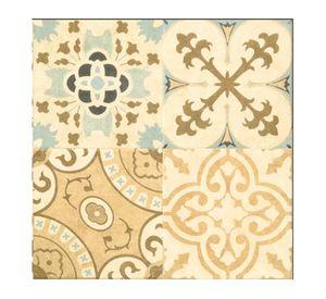 Cerámica piso muro Dolcevita mix beige mate 20x20 cm 1 m2