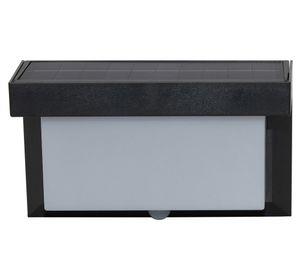 Aplique solar exterior luz fría rectangular