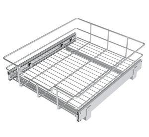 Bandeja retráctil interior cromada 36 cm